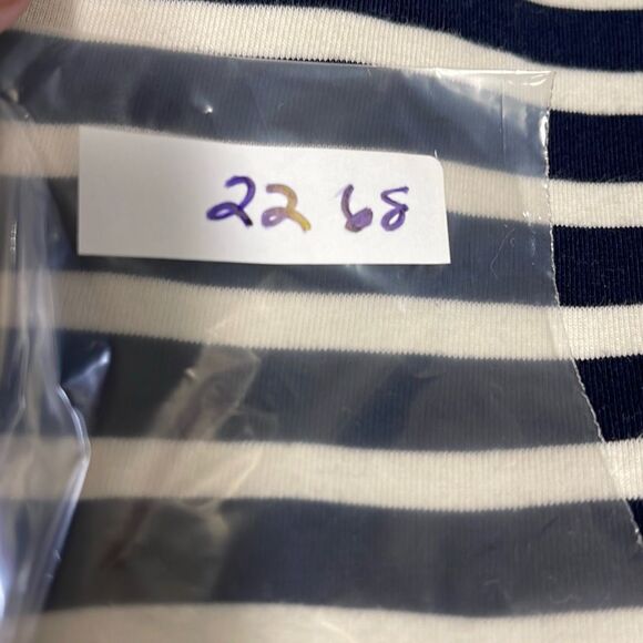 J.Crew size Med striped peasant style ties in back . - Picture 9 of 9